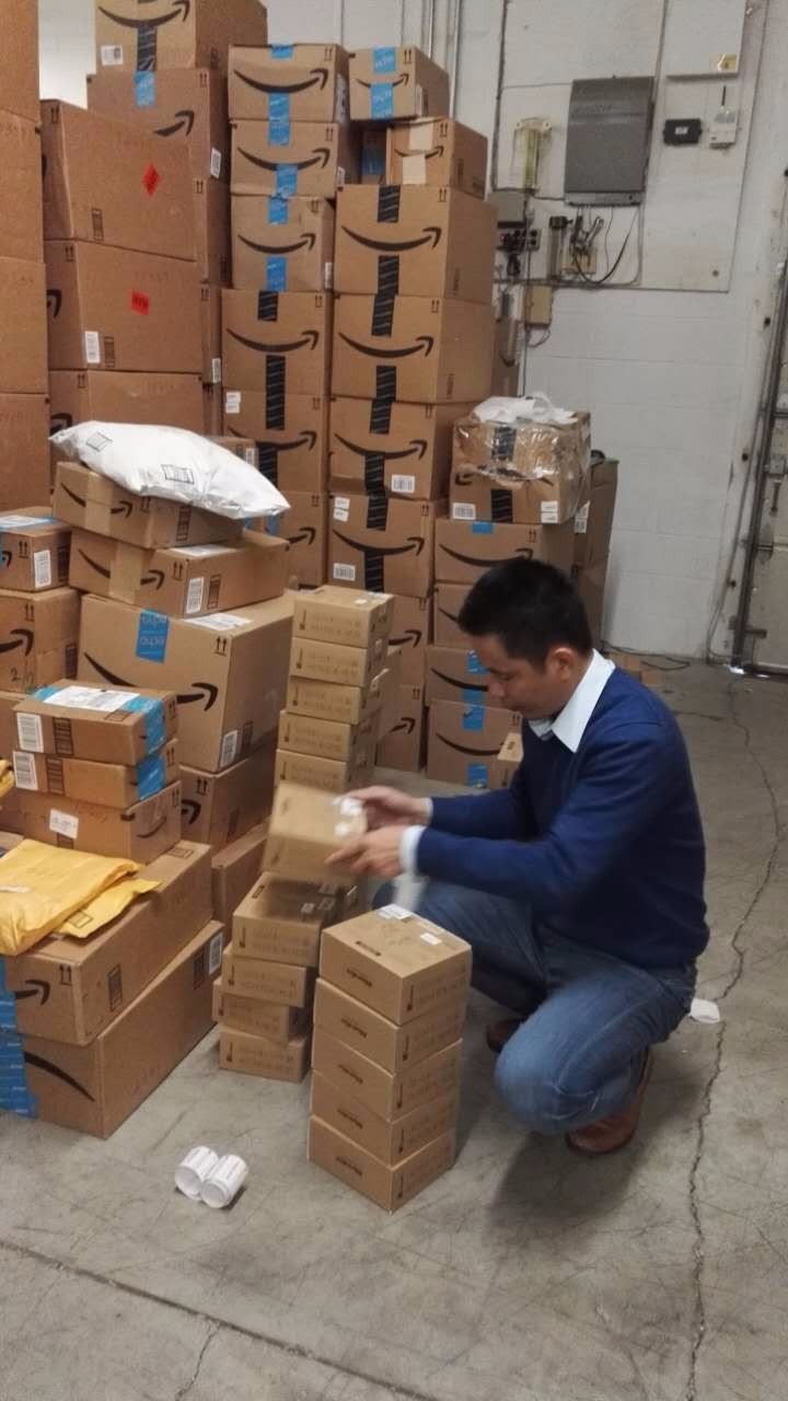 美國海邑哥倫布海外倉內景