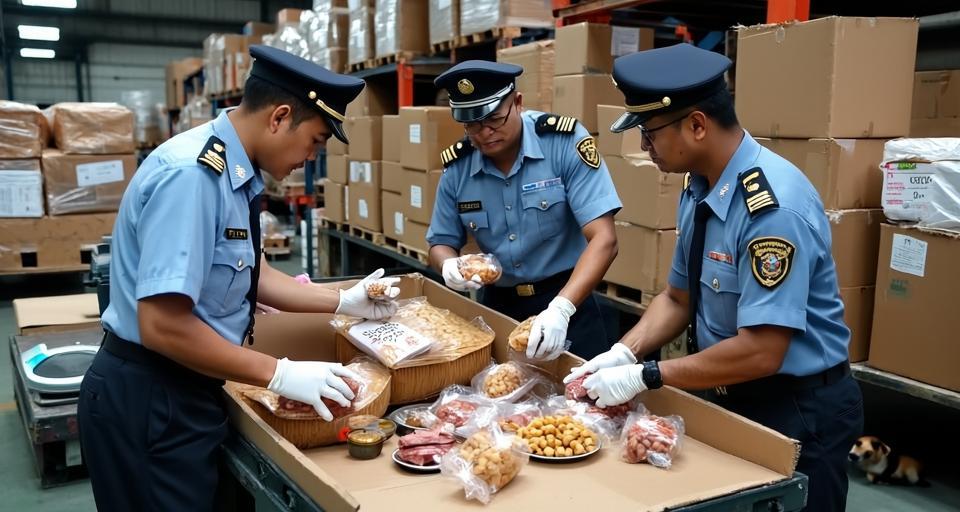 印尼查獲3萬(wàn)多件違規(guī)食品