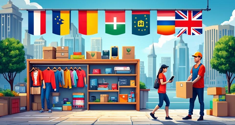 歐洲電商市場格局：意大利和西班牙電商市場集中度最高