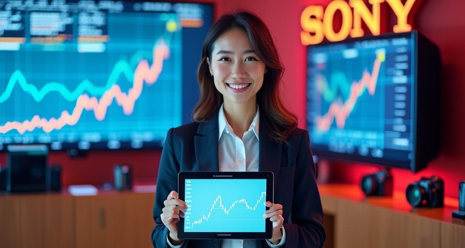 索尼股價連續兩日上漲,一季報公布后漲6%