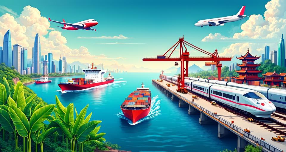 廣西前7月外貿(mào)額達(dá)4535.3億元,超半數(shù)往來東盟