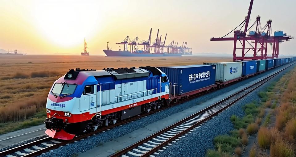 7月份連云港中歐亞班列東行量同比增長8.9%