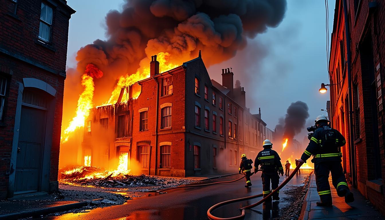 英國倫敦倉庫發(fā)生特大火災(zāi)引發(fā)連環(huán)爆炸,千人緊急疏散